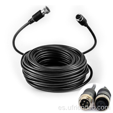 Customero de 10 m 20m IP68 impermeable M12 DIN 4PIN Aviation Cable para camión de cámara